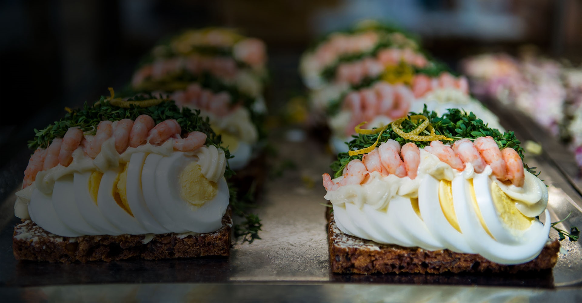 Smørrebrød nær Amagerbro ved Amager